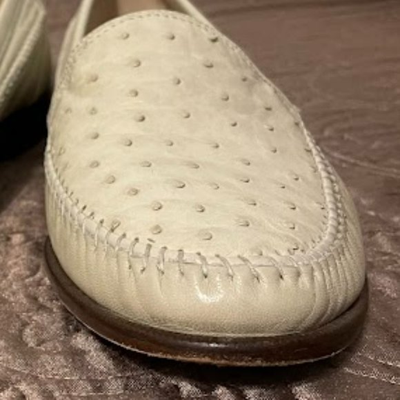 Luca Lollini Men's Ostrich Shoes Handmade in Italy Shoes - Picture 8 of 11